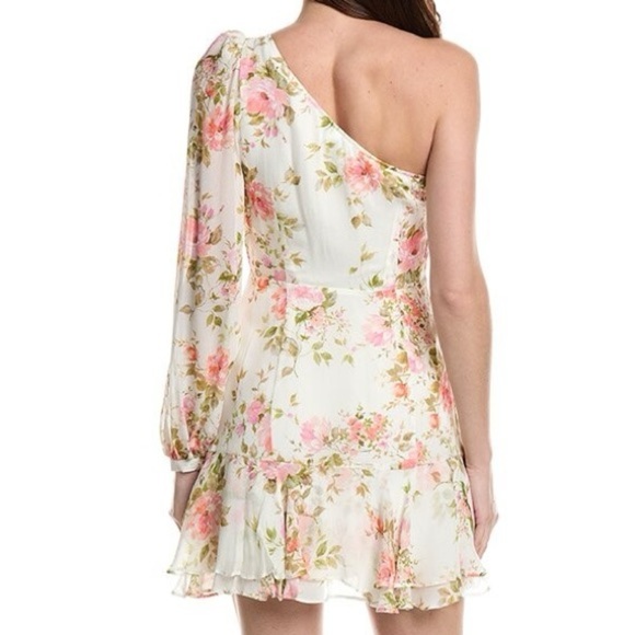 NWT Yumi Kim Chrissy Dress S Floral One-Shoulder Revolve Luxury Designer - Picture 3 of 16